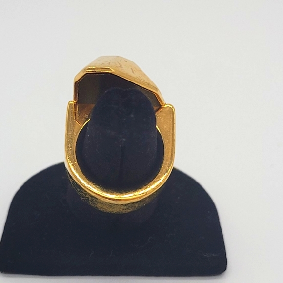 Vita Fede "Attura Ring"  24K Gold-Plated NEW - Picture 2 of 4